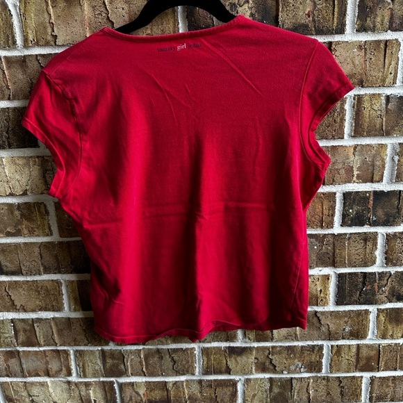 Tommy Hilfiger Red Short Sleeve Tee - Picture 5 of 8